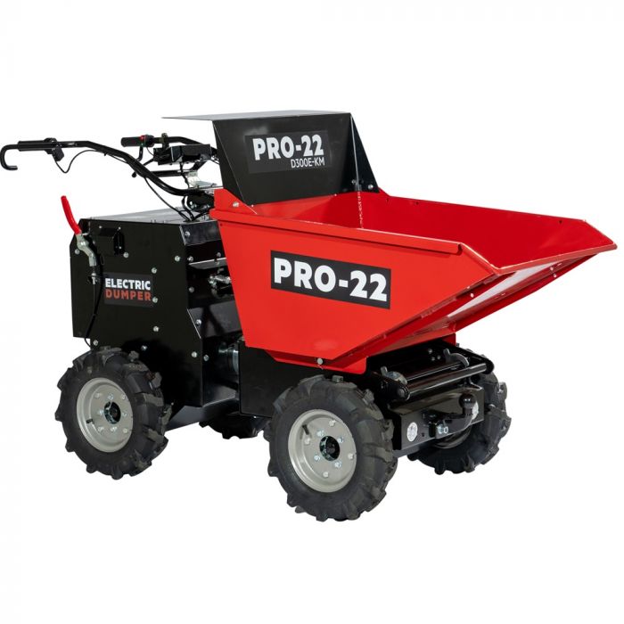 PRO-22 D300E-KM Accu Mini Dumper / Kruiwagen (4WD) 